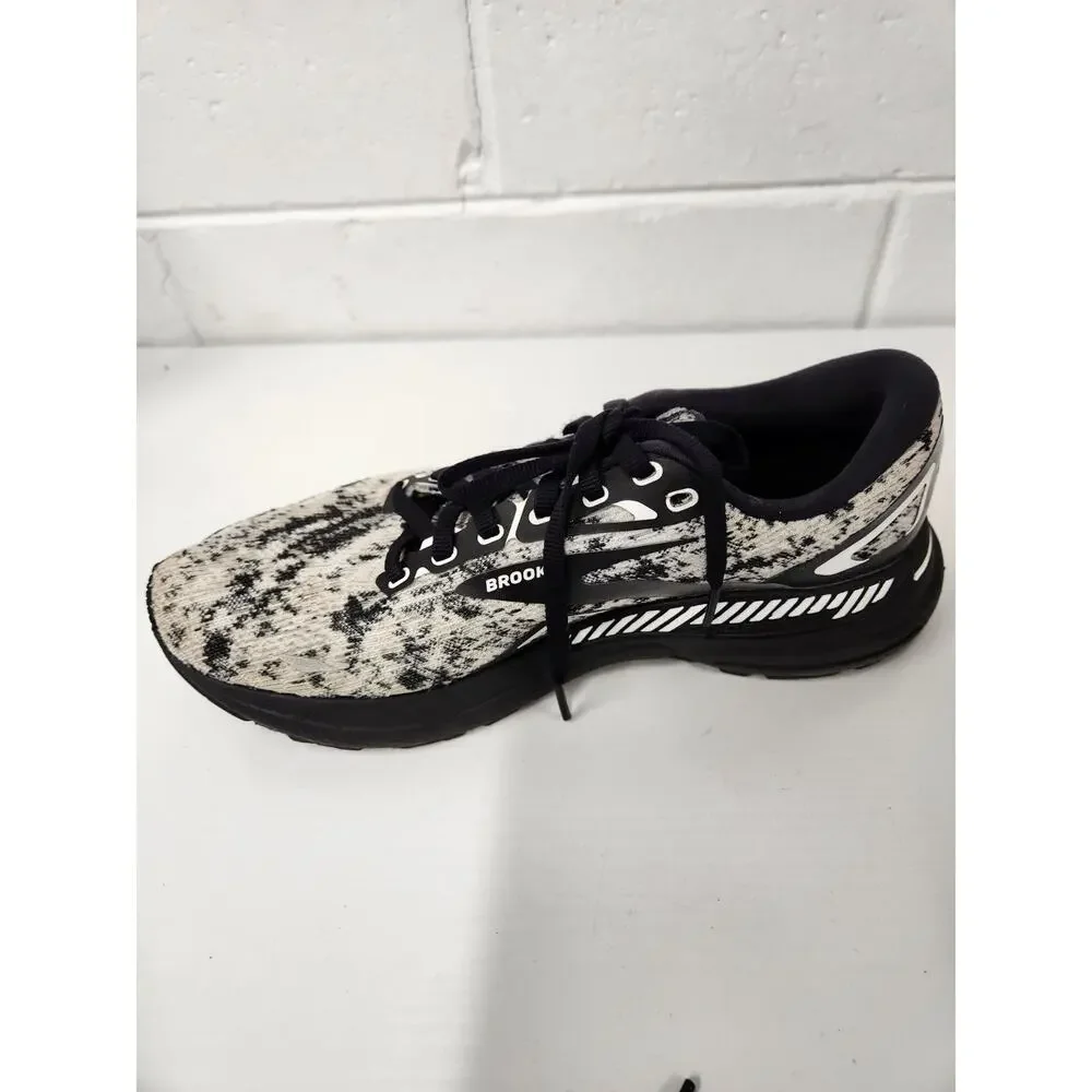 Brooks Adrenaline GTS 23 Women's Running Shoes, Size 9.5, In Black/White/Gray